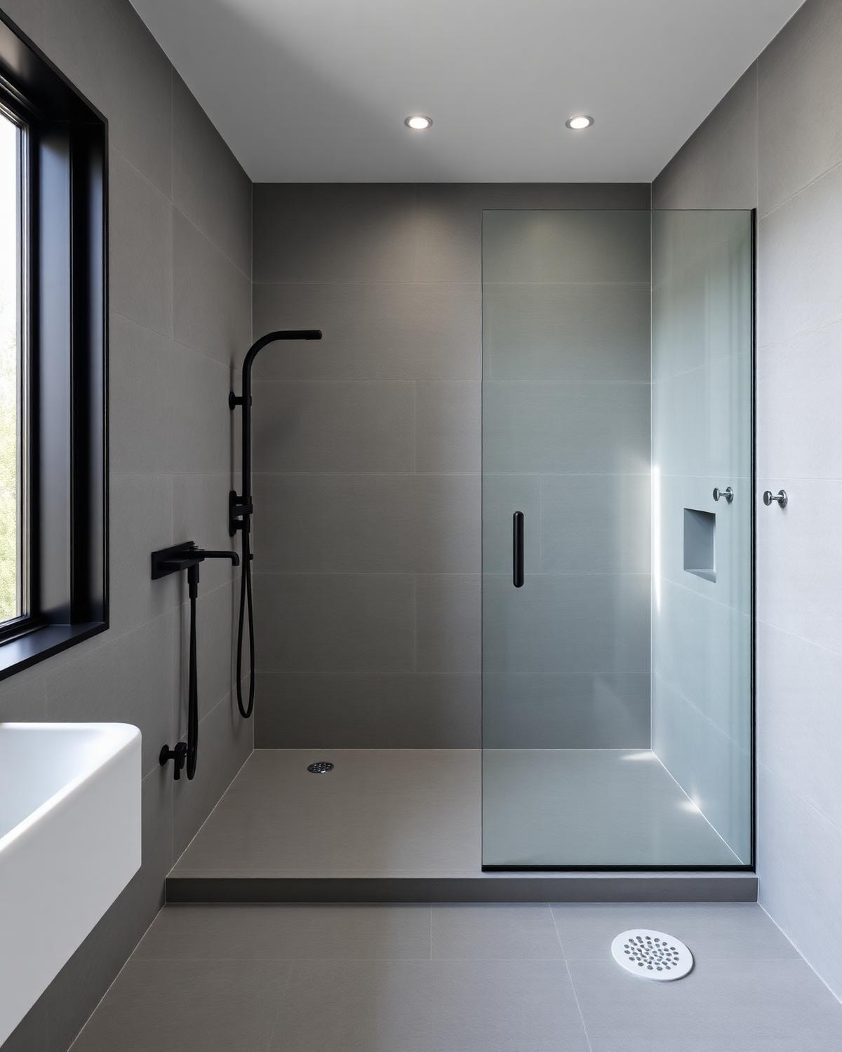 Vakkundig gemonteerde moderne badkamer